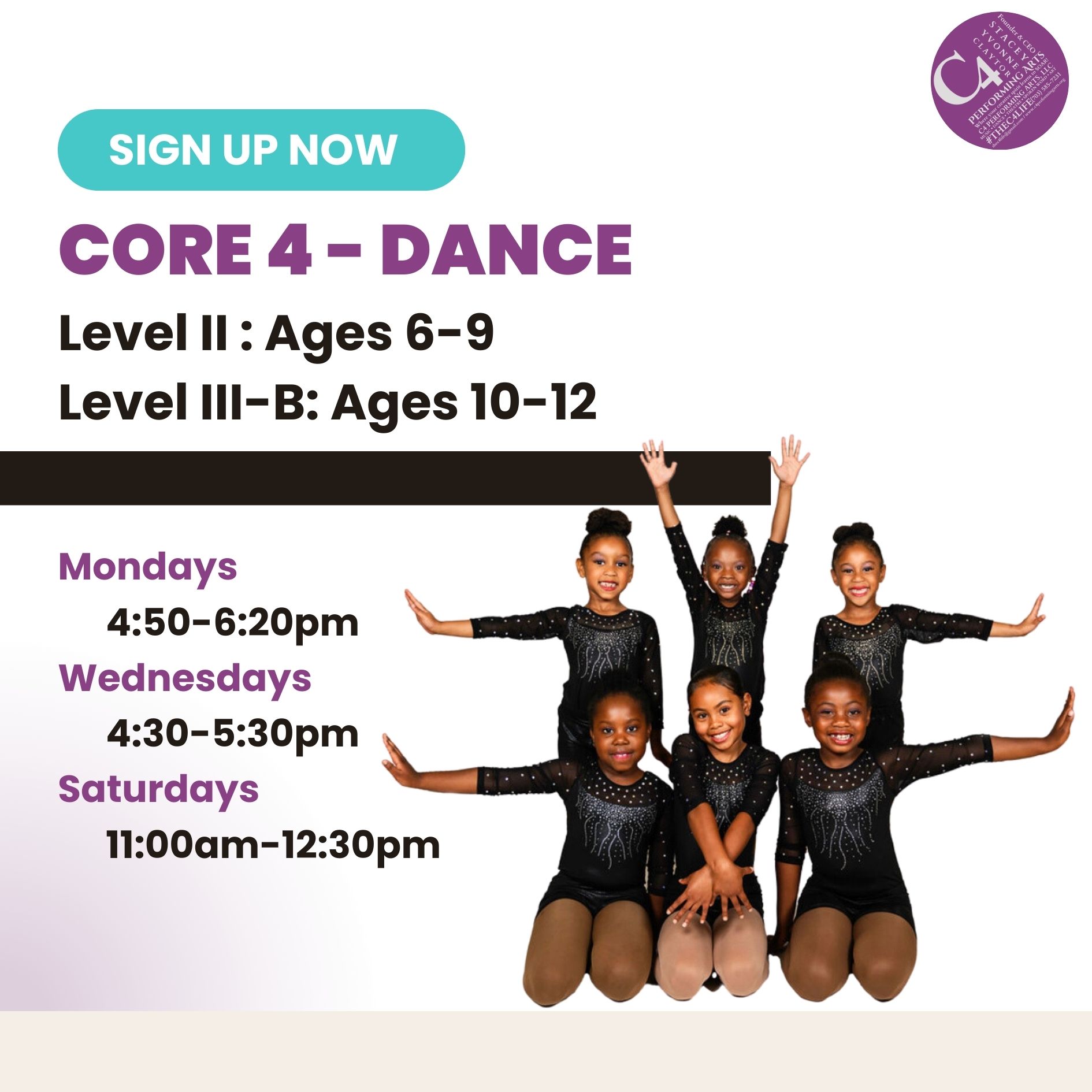 Core 4 Dance Level II and III